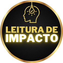 Logo redondo leitura de impacto